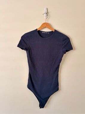 Abercrombie & Fitch Navy Round-Neck Bodysuit